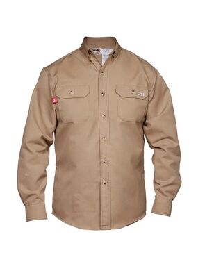 NWOT Reed FR Flame Resistant Work Shirt GlenGuard Industrial Uniform CAT2 XL